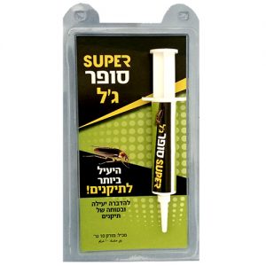 סופר ג'ל - הפתרון הבטוח והמושלם להדברת תיקנים ג'וקים Super Gel