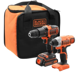 סט מקדחה+מברגה דגם BCK21S1S-QW מבית BLACK&DECKER